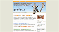 Desktop Screenshot of giraffemail.co.uk